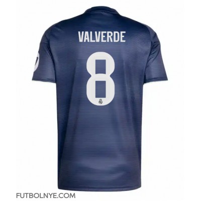 Camiseta Real Madrid Federico Valverde #8 Visitante Equipación 2025-26 manga corta Camiseta Real Madrid Federico Valverde #8 Visitante Equipación 2025-26 manga corta